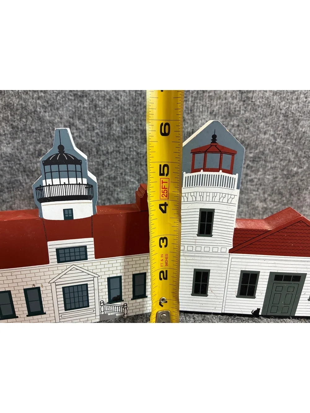 The Cat's Meow West Coast Lighthouse Series Point Pinos Light Wooden Collectible
